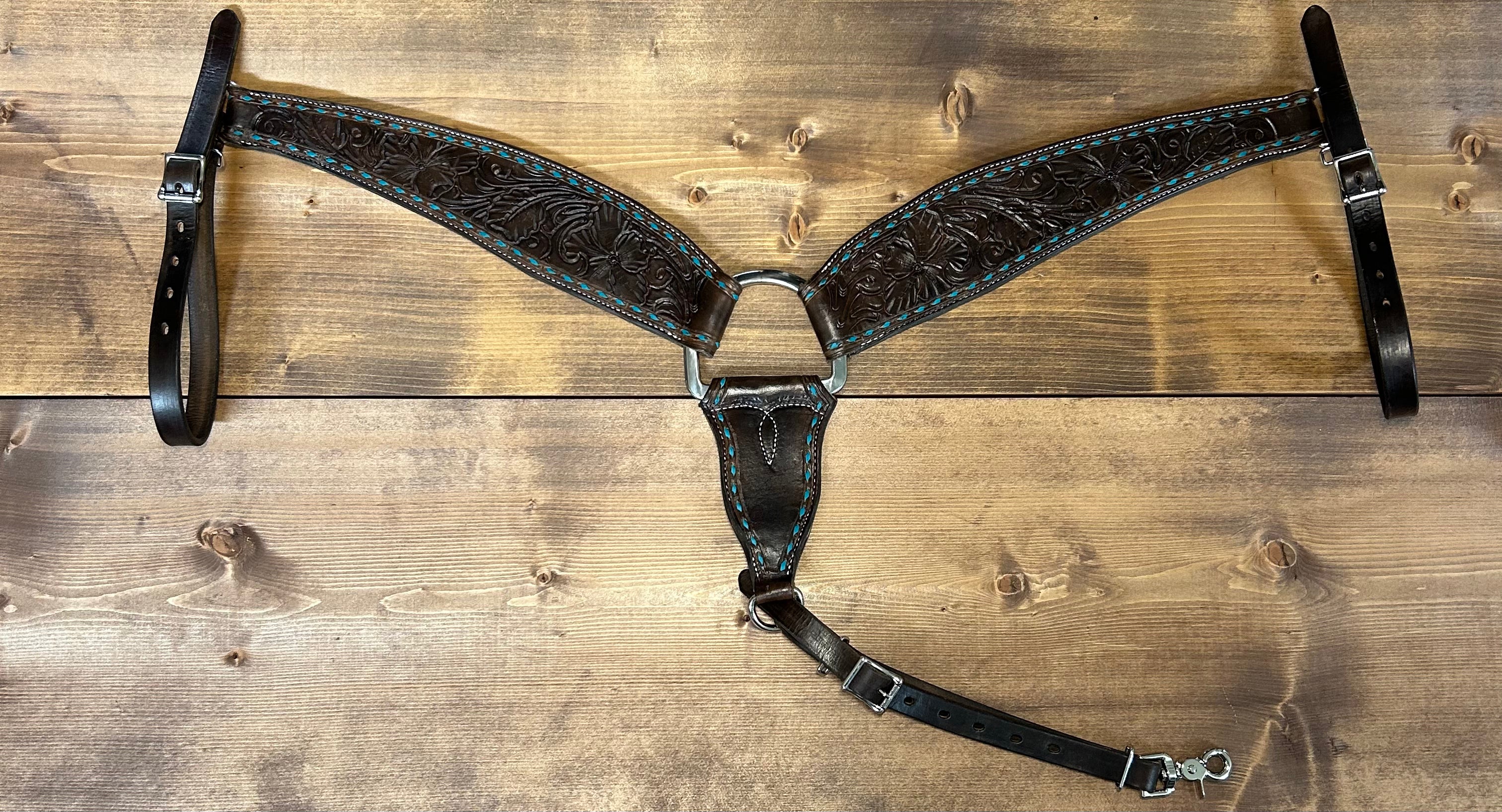 Chocolate Three Piece Breast Collar